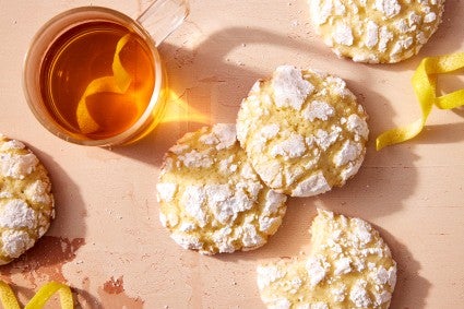 Lemon Crinkle Cookies 