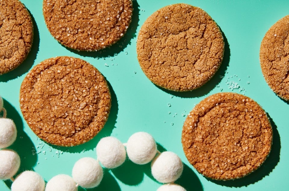 Spiced Rye Ginger Cookies - select to zoom