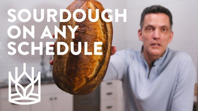 Click to open a video entitled The Best Everyday Sourdough (using unfed starter) is Pain De Campagne